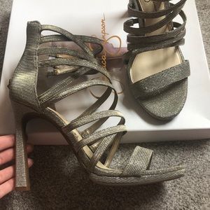 Jessica Simpson strappy heel
